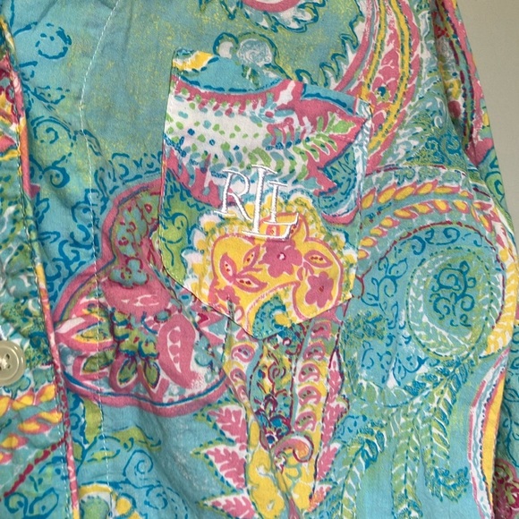 Ralph Lauren Paisley Pajamas Set - Multicolor - Picture 4 of 7